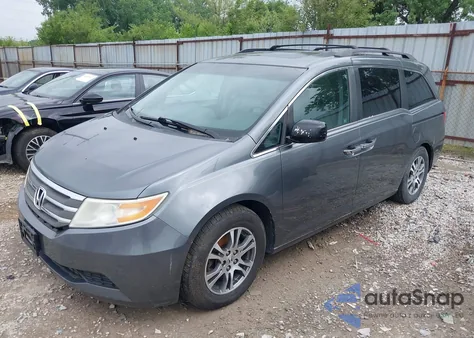 2011 Honda Odyssey Ex-L из США, поврежденный, VIN 5FNRL5H67BB001719